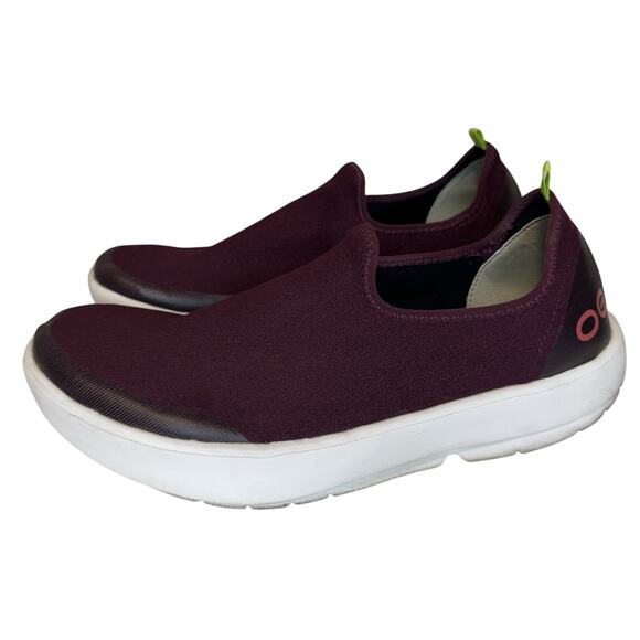 OOFOS Shoes - OOFOS Women's Size 11 Oomg Eezee Low Comfort Recovery Shoes Cabaret Burgundy